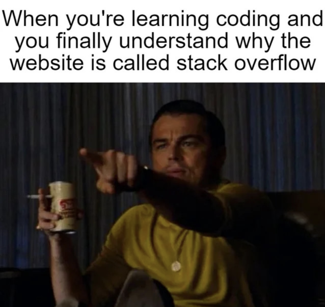 Stackoverflow. Snap je?